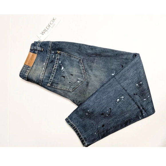 NWT Women's Wildfox DaVinci Baggy Crop Jeans - Picture 10 of 10